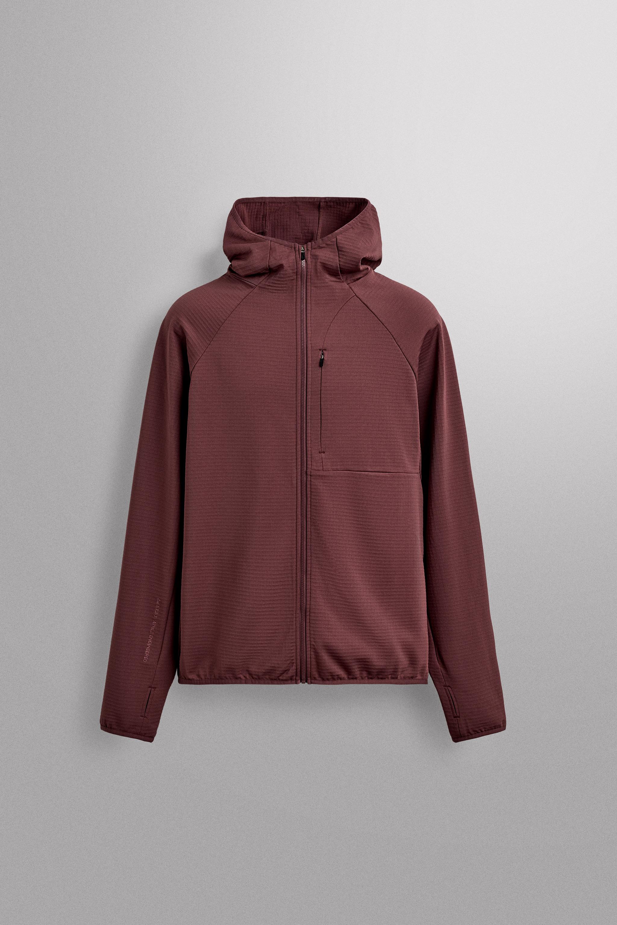 TECHNICAL COMBINED FLEECE hoodie